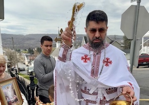 Photos from Bright Monday Liturgy and procession